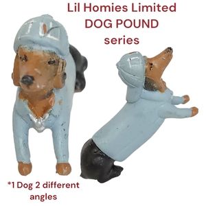 Homies Dog Pound series 2006 weiner dog backward hat miniature figurines